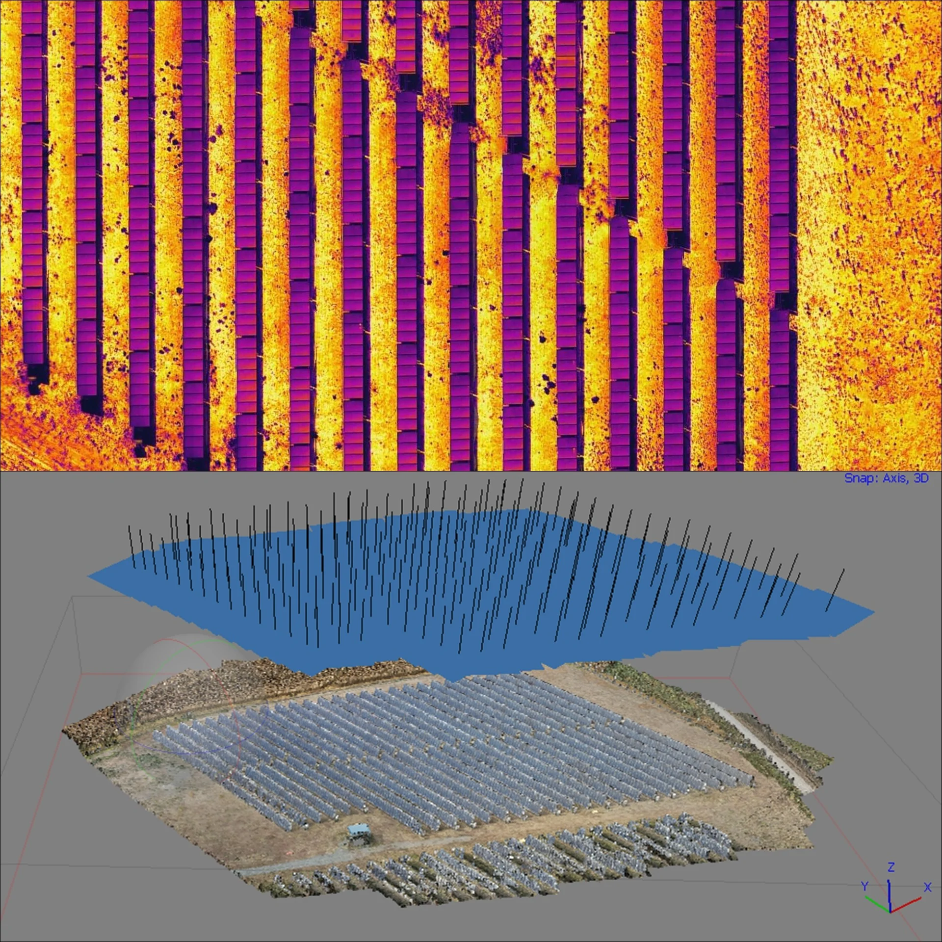 Fotogrametría Planta Solar